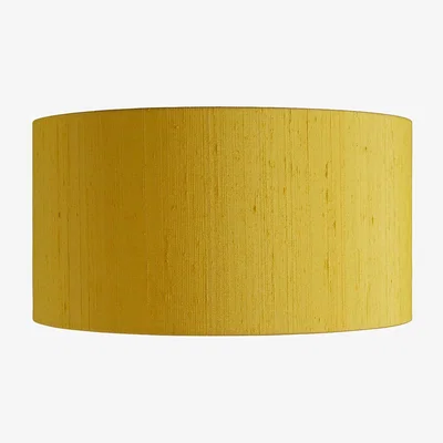 Habitat Habitat Drum Silk 35cm Shade - Yellow