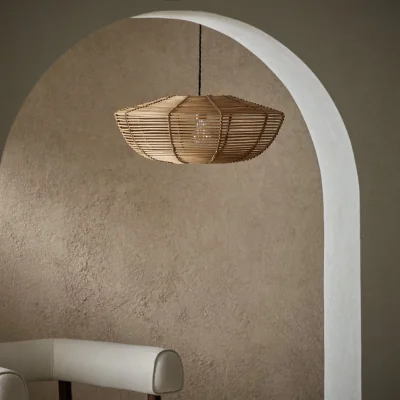 Habitat Habitat Mariana Natural Rattan Easy Fit Lampshade - 50cm