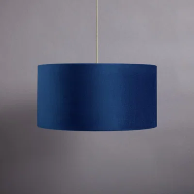 Habitat Habitat 40cm Velvet Shade - Navy
