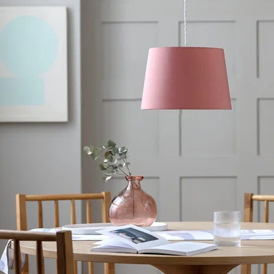 Habitat Habitat Textured 20x30cm Faux Taper Shade - Rose