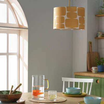 Habitat Habitat x Scion Lohko 20x30cm Faux Linen Drum Shade -Yellow
