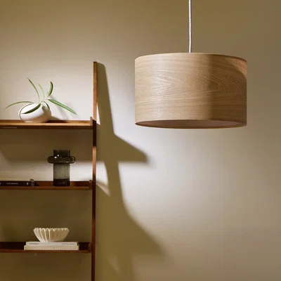 Habitat Habitat Light Oak Veneer Easy Fit Lampshade - 20cm