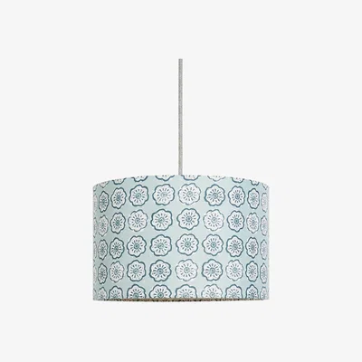 Habitat Habitat Country Floral Printed 30cm Drum Shade - Grey