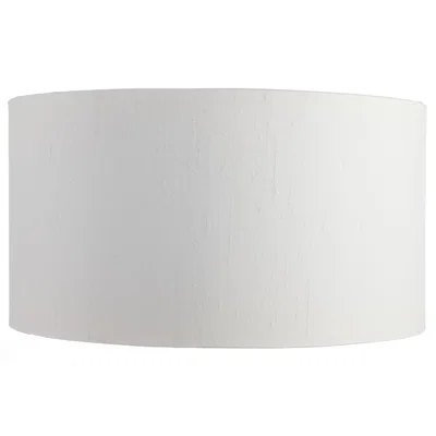 Habitat Habitat Drum Silk 49cm Shade - White