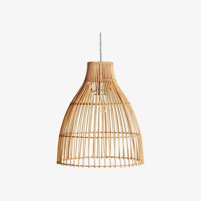 Habitat Habitat Camillo Rattan Midi Pendant Shade - Natural