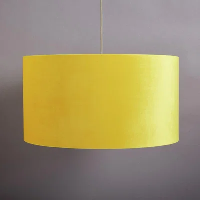 Habitat Habitat 49cm Velvet Shade - Saffron