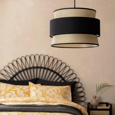 Habitat Habitat Ashi 28x40cm Rattan 3 Tier Shade - Natural