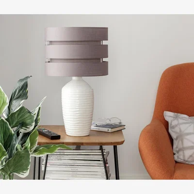 Habitat Habitat 3 Tier 30cm Lamp Shade - Flint Grey