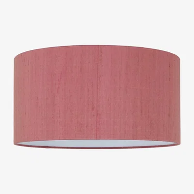 Habitat Habitat Drum Silk 49cm Shade - Pink