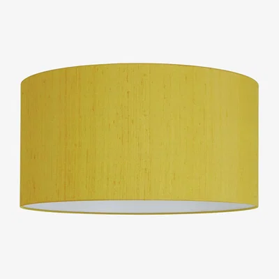 Habitat Habitat Drum Silk 58cm Shade - Saffron