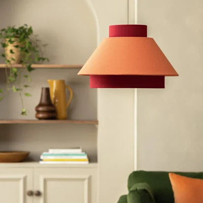 Habitat Habitat Stacked 25x40cm 3 Tier Easy Fit Lampshade - Cinnamon