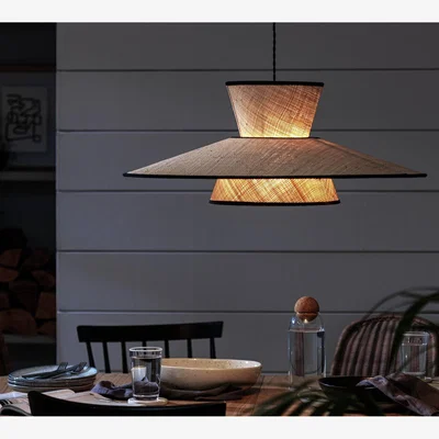 Habitat Habitat Otto 2 Tier Pendant Shade - Natural