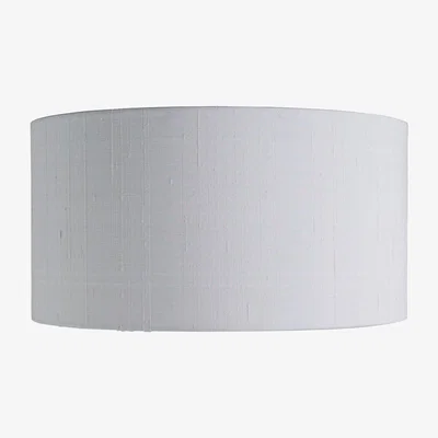 Habitat Habitat Drum Silk 35cm Shade - Mist Grey