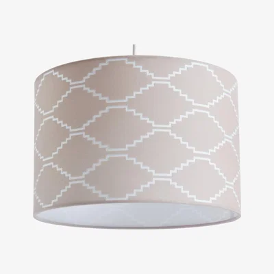 Habitat Habitat Agra Flocked Ceiling Shade - Pink