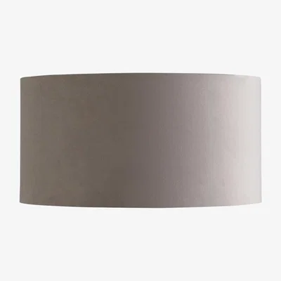 Habitat Habitat French Velvet 35cm Shade - Grey