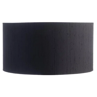 Habitat Habitat Drum Silk 35cm Shade - Black