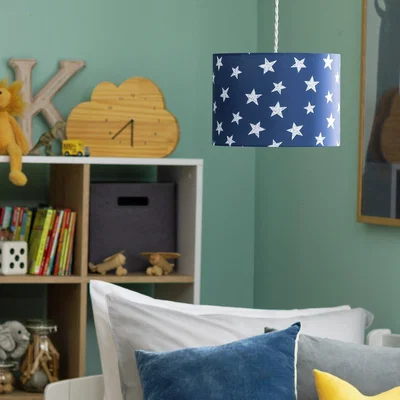 Habitat Habitat Kids Little Star Ceiling and Table Lamp Shade - Navy