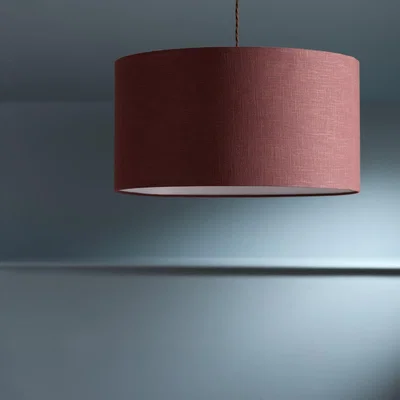 Habitat Habitat Walnut Easy Fit Drum Lampshade - 49cm