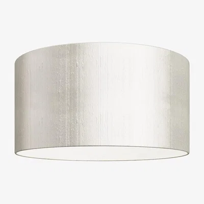 Heal's Shropshire Shades Dupion Silk Lampshade Pebble 60 x 30cm