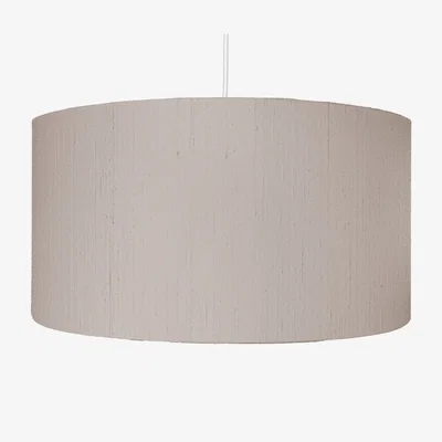 Heal's Heal's Dupion Silk Lampshade Smoke