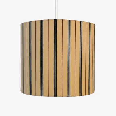 Heal's Heal's Ticking Stripe Lampshade Wide Red/Blue
