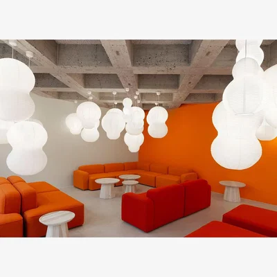 Heal's Normann Copenhagen Puff Lamp Shade Bubble White
