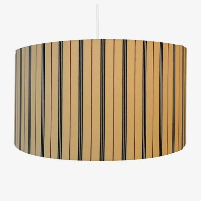 Heal's Heal's Ticking Stripe Lampshade Wide Red/Blue