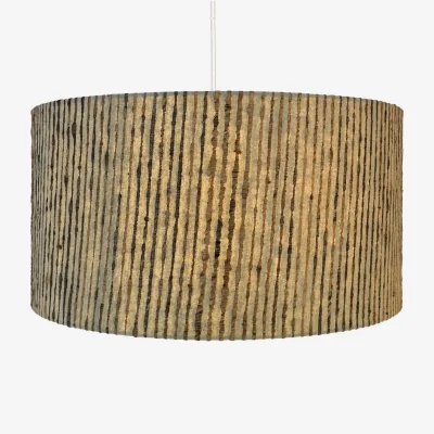 Heal's Heal's Wild Silk Striped Lampshade Pale Blue