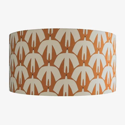Heal's Shropshire Shades Pajaro Lampshade Satsuma 60 x 30cm
