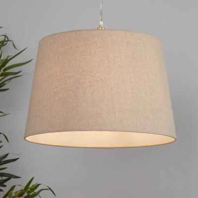 Homebase Finn Tapered Lamp Shade - 40cm - Natural