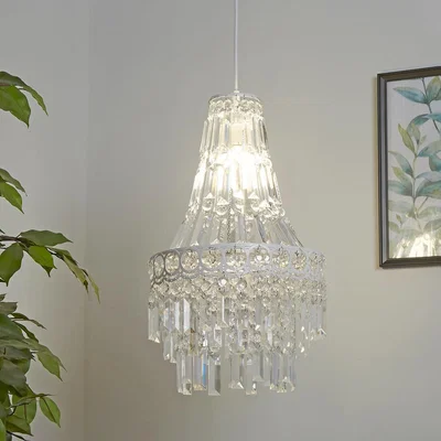 Homebase Vivienne Easy Fit Lamp Shade - White