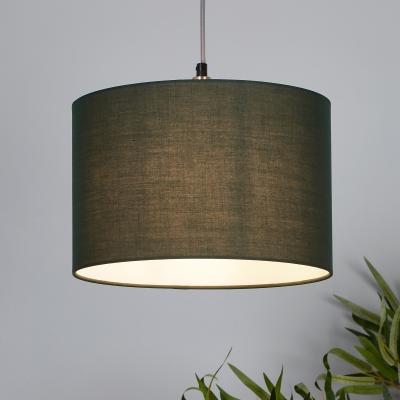 Homebase Clyde Drum Lamp Shade - 30cm - Emerald