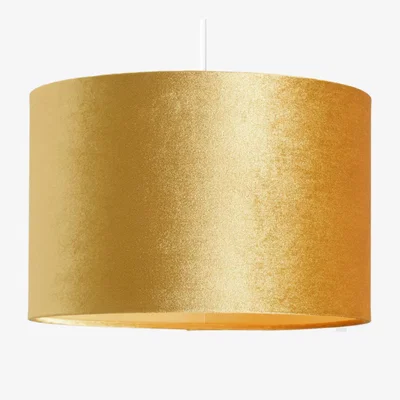 John Lewis John Lewis Jenny Velvet Cylinder Lampshade