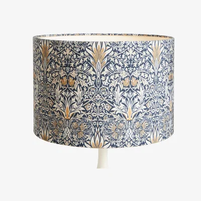 John Lewis Morris & Co. Snakeshead Lampshade, Indigo/Hemp
