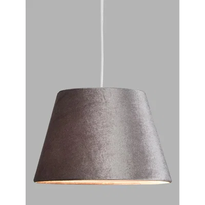 John Lewis John Lewis & Partners Jenny Velvet Tapered Lampshade