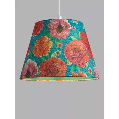John Lewis John Lewis & Partners + Matthew Williamson Leo Rose Tapered Lampshade, Multi