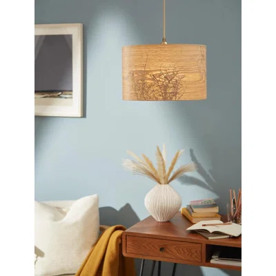 John Lewis John Lewis & Partners Woodland Drum Shade