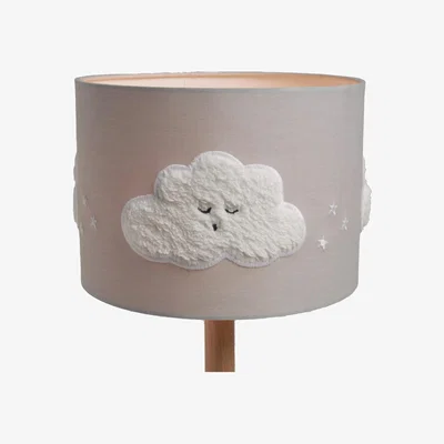 John Lewis John Lewis Kids' Sleep Tight Embroidered Cloud Ceiling and Lampshade, Dia. 25cm