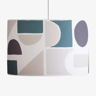 John Lewis houseof Large Tiles Printed Lampshade