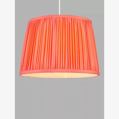 John Lewis John Lewis + Matthew Williamson Plain Pleated Tapered Drum Lampshade