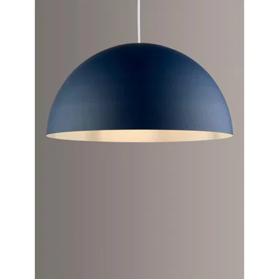 John Lewis John Lewis & Partners Large Dome Metal Easy-to-Fit Ceiling Shade