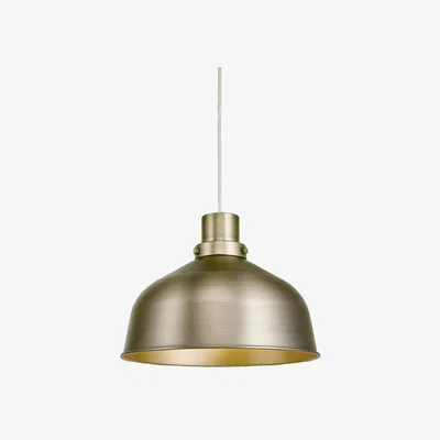 John Lewis John Lewis Industrial Dome Easy-to-Fit Ceiling Shade