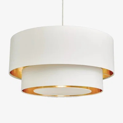 John Lewis John Lewis Tiered Satin Silk Easy-to-Fit Ceiling Shade