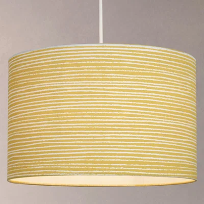 John Lewis John Lewis & Partners Coastal Cleystripe Lampshade