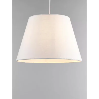 John Lewis John Lewis & Partners Sophia Pure Linen Tapered Lampshade