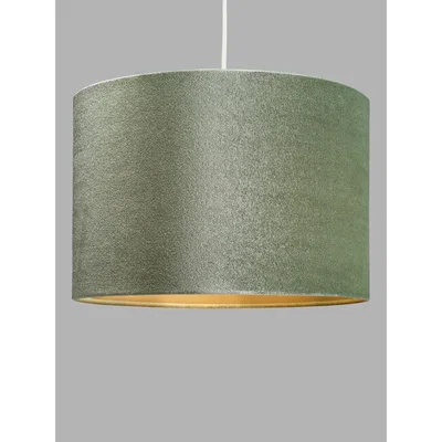 John Lewis John Lewis & Partners Jenny Velvet Cylinder Lampshade