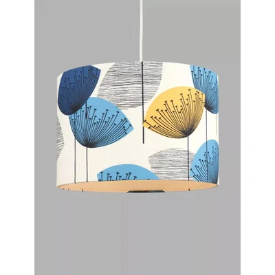 John Lewis Sanderson Dandelion Clocks Lampshade, Teal