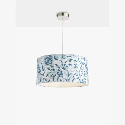 John Lewis English Heritage Down House Lamp Shade, Navy Blue