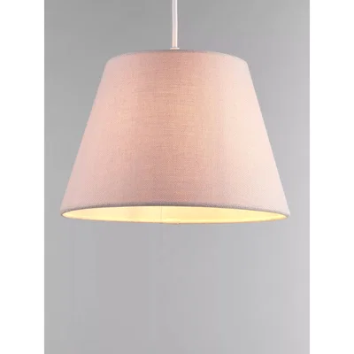 John Lewis John Lewis & Partners Sophia Pure Linen Tapered Lampshade