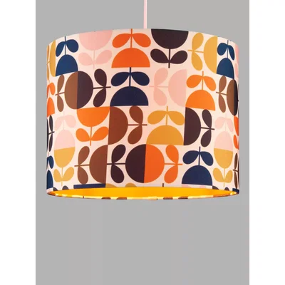 John Lewis Orla Kiely Tile Lampshade, Multi